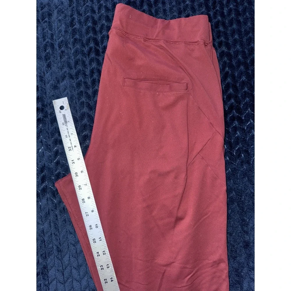 ALPHALETE Mens Red Jogger Leggings Casual Training Gym‎ Outdoor Size L
